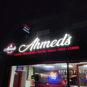Ahmed Fast Food Project 2 - Sign Company Luton | Professional Signage Company in Luton - Ahmed Fast Food