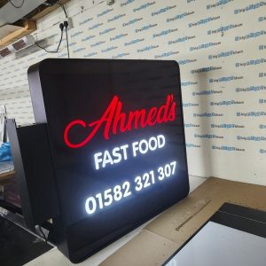 Ahmed Fast Food Project 5 - Sign Company Luton | Professional Signage Company in Luton - Ahmed Fast Food