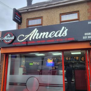 Ahmed Fast Food Project 6 - Sign Company Luton | Professional Signage Company in Luton - Ahmed Fast Food