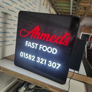 Ahmed Fast Food Project 8 - Sign Company Luton | Professional Signage Company in Luton - Ahmed Fast Food