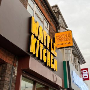 Waffle Kitchen Project 13 - Sign Company Luton | Professional Signage Company in Luton - Waffle Kitchen