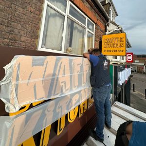 Waffle Kitchen Project 15 - Sign Company Luton | Professional Signage Company in Luton - Waffle Kitchen